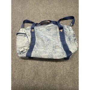 Vintage Class Act Denim Travel Tote Bag 90’s